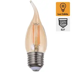 DAIRU - Foco LED Vintage Especial 4W E27 Luz Amarilla