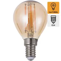 DAIRU - Foco LED Vintage Especial 4W E14 Luz Amarilla