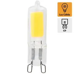 DAIRU - Foco LED Vintage Especial 2W G9 Luz Amarilla