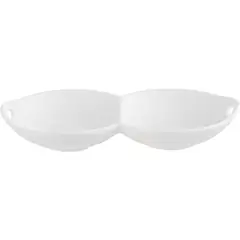 JUST HOME COLLECTION - Plato Salsero Ring Blanco