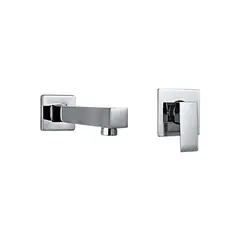 VAINSA - Llave de Lavatorio Monomando de Pared Square