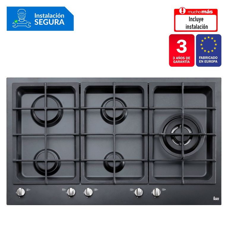 Cocina empotrable Gas EW-90 5G X5 Quemadores