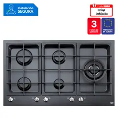 Teka - Cocina empotrable Gas EW-90 5G X5 Quemadores