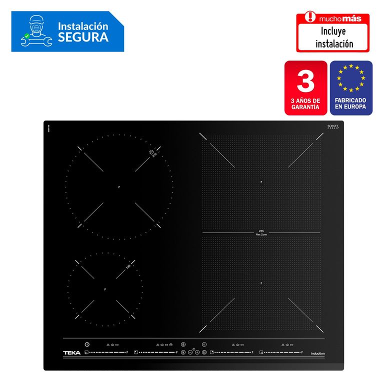 Cocina empotrable Inducción IZF-64440 MSP BK X4 Quemadores