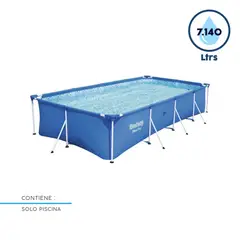 BESTWAY - Piscina Estructural Rectangular 450x200x84cm 7140 litros