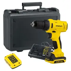 STANLEY - Taladro Atornillador Inalámbrico 3/8" 12V SCD12S2K