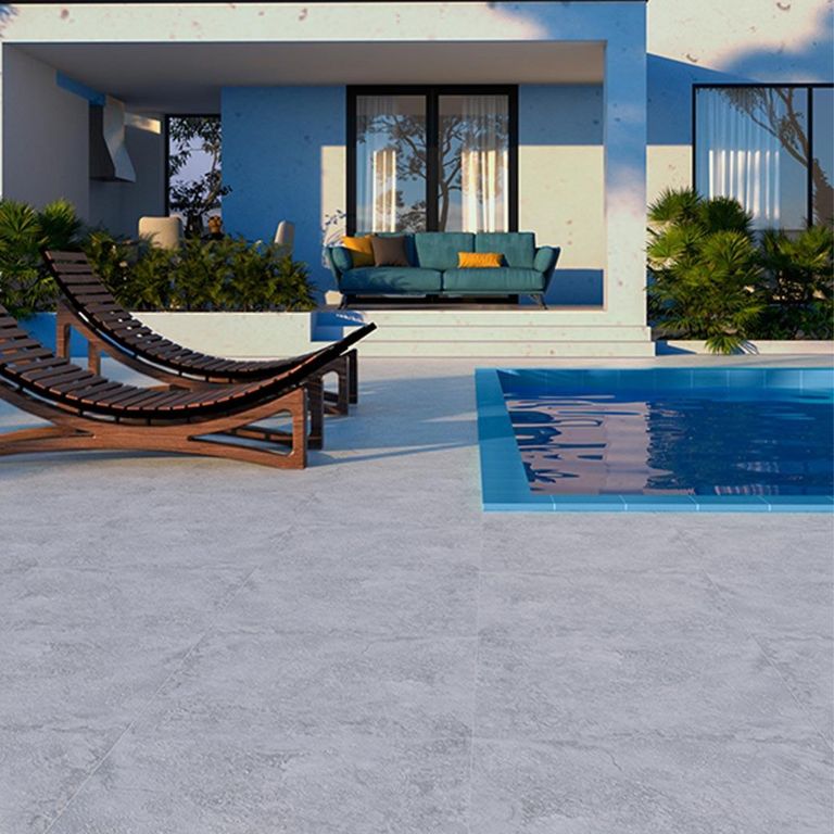 Cerámica Celeste Decorado 30X30cm 2.34m2 Piscina