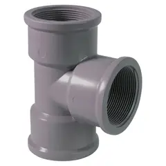 PLASTICA - Tee 1 1/2" PVC con rosca