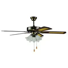 CASA BONITA - Ventilador de Techo Signe 3L 5Asp Cafe 60 W