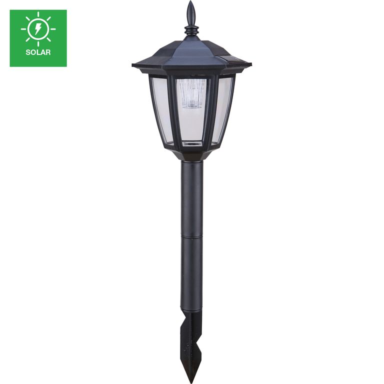 Pack X4 Estaca Solar Led Pagoda Luz Fría