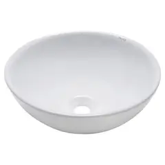 SENSI DACQUA - Lavamanos para Sobreponer Circular Blanco