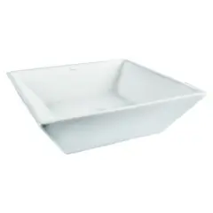 VAINSA - Lavamanos para Sobreponer Modena Rectangular Blanco