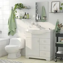 SENSI DACQUA - Mueble de Baño Vanitorio Napoles Blanco