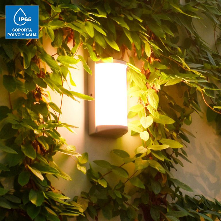 Braquete De Pared Exterior Led 307 30W Ip65 Negro Luz Cálida