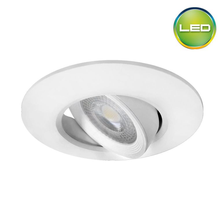Spot LED Dirigible 5W 10.5cm Redondo Luz Blanca