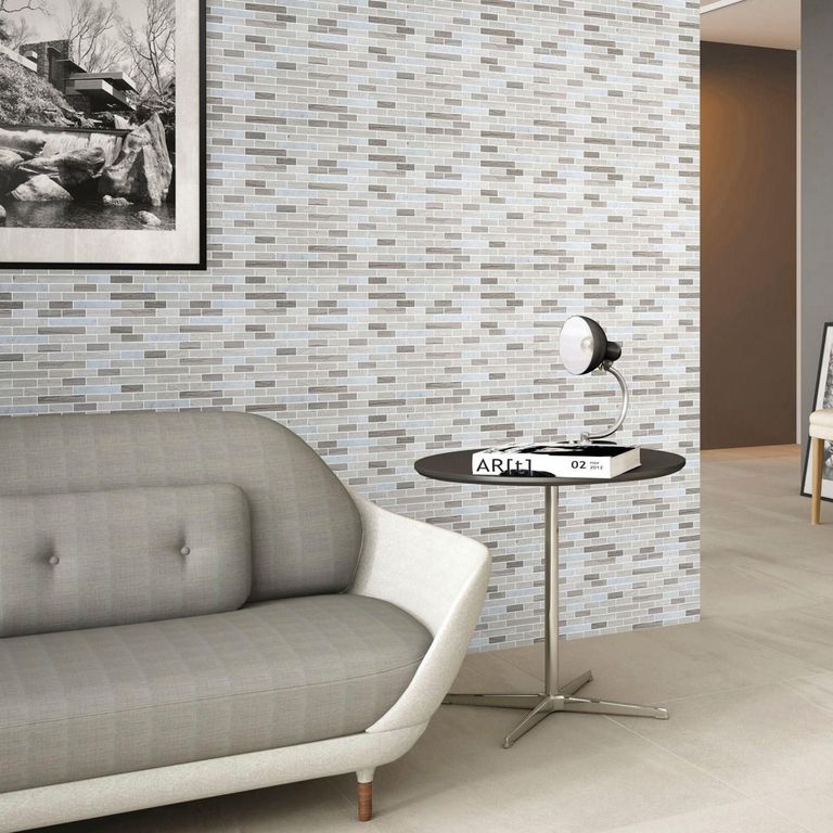 Malla Piedra Mármol Mixed Gris 30x31cm