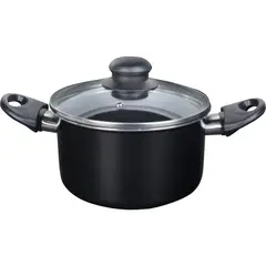CASA BONITA - De Aluminio 16 cm 1.7 l Negro HJSC-O16K