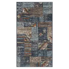 JUST HOME COLLECTION - Alfombra Rectangular Sachi Patchwork 67x120cm