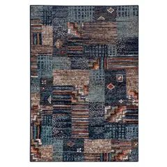 JUST HOME COLLECTION - Alfombra Rectangular Sachi Patchwork.