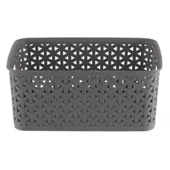 JUST HOME COLLECTION - Canasta Ratán 4L Gris