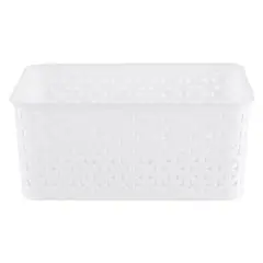 JUST HOME COLLECTION - Canasta Ratán 4L Blanco