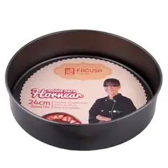 FACUSA - Molde Redondo 24x5.3cm Negro