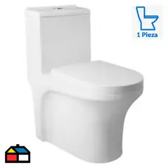 VAINSA - WC Inodoro One Piece Maui Blanco
