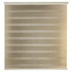 JUST HOME COLLECTION - Cortina Roller Día/Noche Blackout 160x165cm Beige