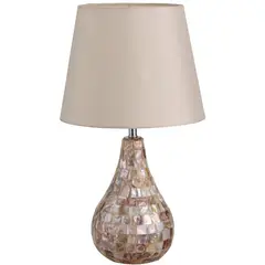 JUST HOME COLLECTION - Lámpara de Mesa Silves1L E27 Blanco
