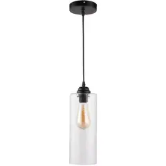 JUST HOME COLLECTION - Lámpara Colgante Brest1L E27 Negro
