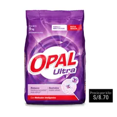 OPAL - Detergente en Polvo Ultra Floral 9Kg