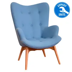 CASA BELLA - Sitial Cashmere Azul