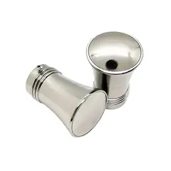 METALHSA - Terminal Cónico nickel 19mm (2 un)