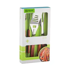 FACUSA - Set 4 utensilios para parrilla