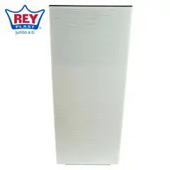 REYPLAST - Maceta Piedra con Riego Blanco 38x75x