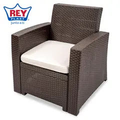 REYPLAST - Sillón Tavarúa 1 Cuerpo Marrón moro
