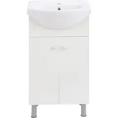 SENSI DACQUA - Mueble de Baño Vanitorio 2 Puertas Blanco 50x84x43cm