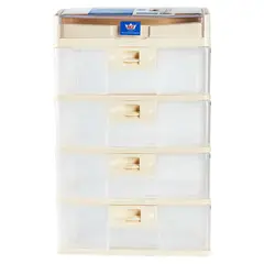 REYPLAST - Organizador de Escritorio 4 Niveles Beige