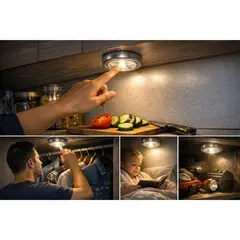 DAIRU - Luz de Toque LED 3 Piezas