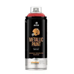 MONTANA COLORS - Spray Pintura Metálica Roja 400ml