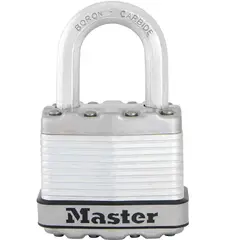MASTERLOCK - Candado Laminado de Acero Inoxidable 45 mm