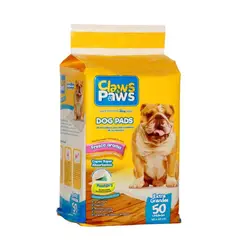 CLAWS & PAWS - Pañal para Perros x50 unidades Tela Impermeable Blanco
