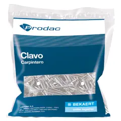 PRODAC - Clavo 1Pulgadas x 1.6 mm Carpintero con Cabeza 250 gr