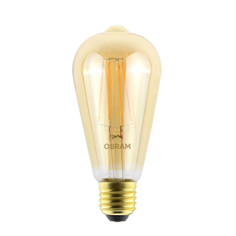 Foco LED Vintage Edison Ambar 7w Luz Cálida
