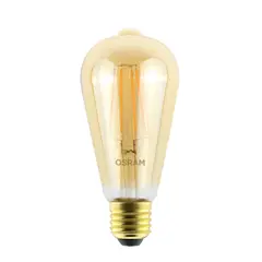 OSRAM - Foco LED Vintage Edison Ambar 7w Luz Cálida