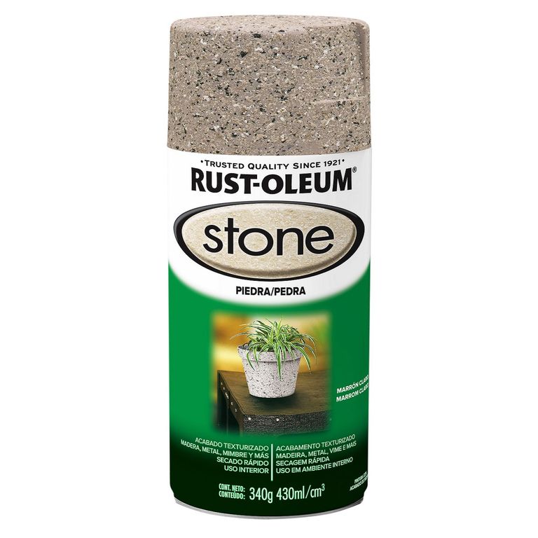Aerosol Acabado Piedra Marrón Claro 340 Gr.