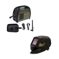 BAUKER - Máscara de Soldar Fotosensible + Soldadora Inversor 120AMP 220VP