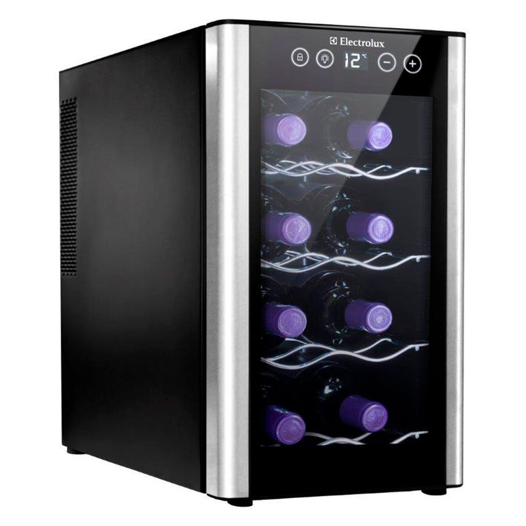 Vinera para 8 Botellas ERW082XAMB Negro