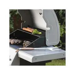 MR BEEF - Tenedor Parrillero Acero Inoxidable Mango de Madera