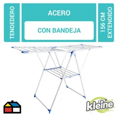 KLEINE WOLKE - Tendedero De Ropa Plegable 156.5X61X97 Cm